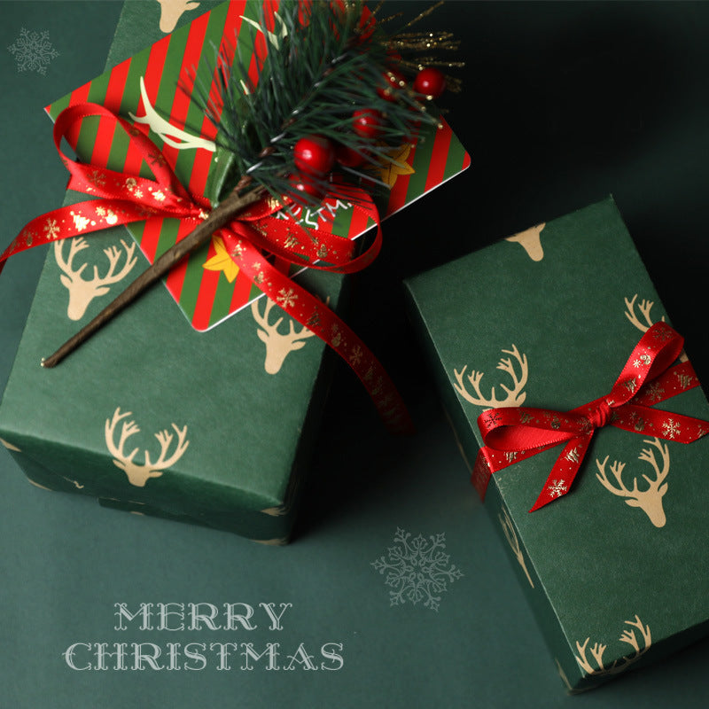 Christmas wrapping ribbon