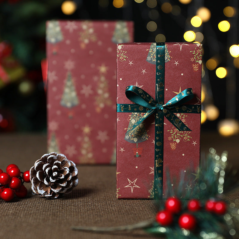 Christmas wrapping ribbon